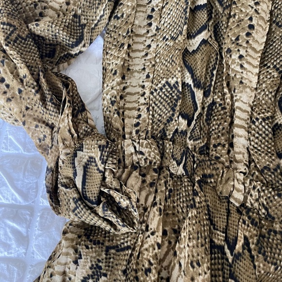 Isabel Marant Python ruffle dress NWOT - Picture 12 of 14